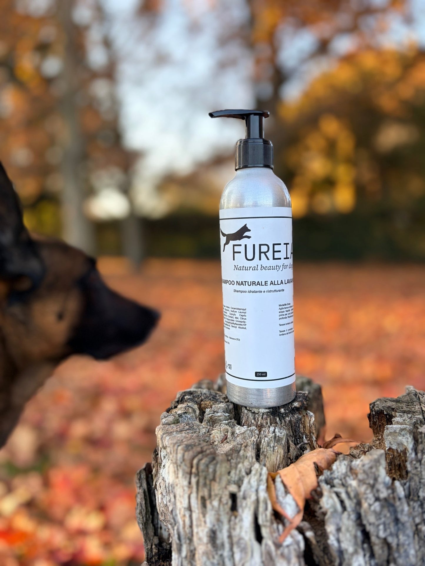 FUREIA FUREIABRAND FUREIAPRODUCT SCHIUMA ZAMPE SHAMPOONATURALE CANE DENTIFRICIONATURALE LAVANDA BERGAMOTTO ZAMPEEPELO PELO